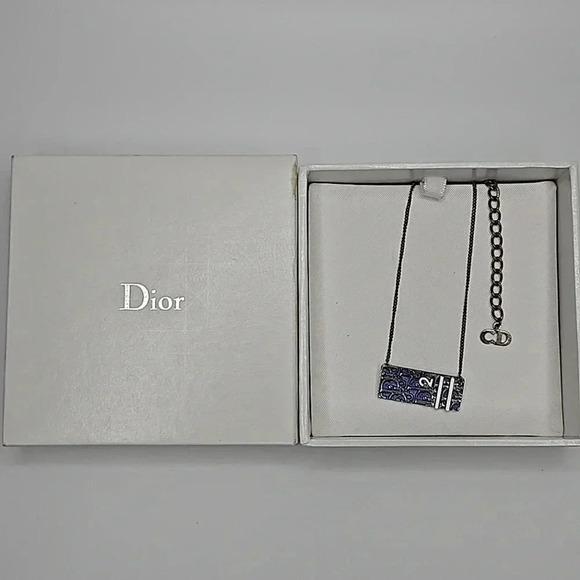 Dior Jewelry - Christian Dior Trotter 2 Blue and Silver Necklace
